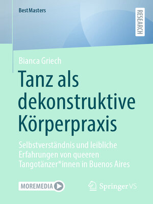 cover image of Tanz als dekonstruktive Körperpraxis